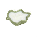 Grateful Gatherings, Ceramic Leaf Soy and Palm Wax Candle, CDU