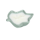 Grateful Gatherings, Ceramic Leaf Soy and Palm Wax Candle, CDU