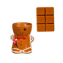 Sugar & Stripes Diffuser, Gingerbread Man Wax Warmer and Soy Blend Wax, Set