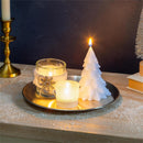Season to Sparkle Candle, White Winter Candle and Accessories Table, Set