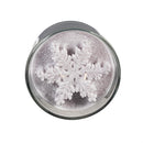 Season To Sparkle Candle, Soy Blend Wax Candle with Shaped Snowflake Embellishment