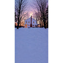 Battery-Operated Single Window LED Window Candle - Pewter