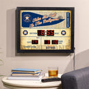 Bluetooth Scoreboard Wall Clock, Houston Astros