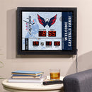 Bluetooth Scoreboard Wall Clock, Washington Capitals