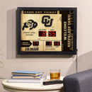 Bluetooth Scoreboard Wall Clock, University of Colorado