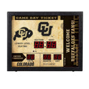 Bluetooth Scoreboard Wall Clock, University of Colorado
