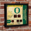 Scoreboard Wall Clock, Oregon