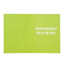 You're knocking it out of the Park Baseball Manual Motion Card