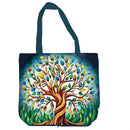 Harvest Blossom Tree Of Life Compact Tote Bag