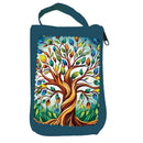 Harvest Blossom Tree Of Life Compact Tote Bag