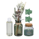 Shades of Emerald Candle and Diffuser, Soy Blend Wax Candle and Diffuser, Set