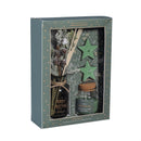 Shades of Emerald Candle and Diffuser, Soy Blend Wax Candle and Diffuser, Set