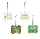 Cottage Garden Car Fresheners Spring Bloom Messaging, Asst of 4, CDU