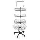 Gift Display Metal Wire Bucket 4-Tier
