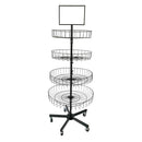 Gift Display Metal Wire Bucket 4-Tier