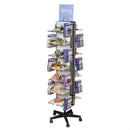 Gift Display Metal Floor Standing 2-Sided Card Display, 67.75"H