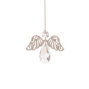 Memorial Trinket Metal and Crystal Hanging Angel, 6.5", Asst of 2, CDU