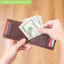 Front Pocket Wallet w/ RFID Blocking, Cincinnati Bengals, Brown