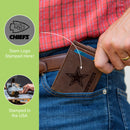 Front Pocket Wallet w/ RFID Blocking, Kansas City Chiefs, Brown