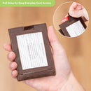 Front Pocket Wallet w/ RFID Blocking, Pittsburgh Steelers, Brown