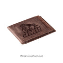 Front Pocket Wallet w/ RFID Blocking, James Madison University, Brown