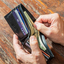 Penn State Black Bi-Fold Embroidered Wallet w/ RFID Blocking
