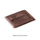 Front Pocket Wallet w/ RFID Blocking, Kansas State University, Brown