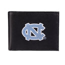 University of North Carolina Black Bi-Fold Embroidered Wallet w/ RFID Blocking