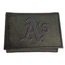 Oakland A's Tri-Fold Wallet Black