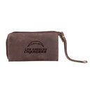 Wristlet Wallet, Brown, Los Angeles Chargers