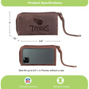 Wristlet Wallet, Brown, Tennessee Titans