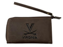 Wristlet Wallet, Brown, University of Virginia