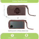 Wristlet Wallet, Brown, Ohio State University