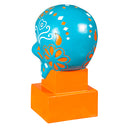 Miami Dolphins, Sugar Skull Statue, Teal,843816skb