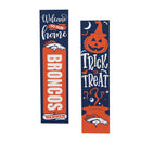 Denver Broncos 46" Double Sided Leaner, Halloween
