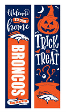 Denver Broncos 46" Double Sided Leaner, Halloween