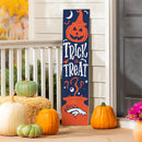 Denver Broncos 46" Double Sided Leaner, Halloween