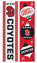 46" Double Sided Leaner, University of South Dakota, Christmas