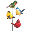 Cottage Garden Stake, For the Birds Plant Pick, Asst of 4, CDU