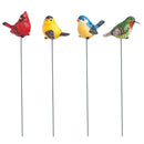 Cottage Garden Stake, For the Birds Plant Pick, Asst of 4, CDU