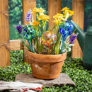 Seaside Retreat Plant Support & Accessories, Watering Globe, Art Glass, Multi-Color Round Globe, CDU