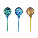Seaside Retreat Plant Support & Accessories, Watering Globe, Art Glass, Multi-Color Round Globe, CDU