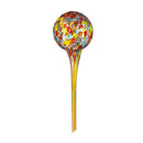 Seaside Retreat Plant Support & Accessories, Watering Globe, Art Glass, Multi-Color Round Globe, CDU