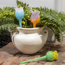 Pollinator Garden Plant Support & Accessories, Watering Globe, Art Glass, Tulips, CDU