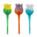 Pollinator Garden Plant Support & Accessories, Watering Globe, Art Glass, Tulips, CDU