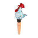 Hillside Pasture Plant Support & Accessories, Art Glass & Terracotta, Rooster Watering Globe, CDU