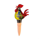 Hillside Pasture Plant Support & Accessories, Art Glass & Terracotta, Rooster Watering Globe, CDU