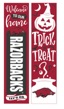 46" Double Sided Leaner, University of Arkansas, Halloween