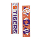 46" Double Sided Leaner, Clemson University, Christmas