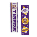 46" Double Sided Leaner, Louisiana State University, Christmas